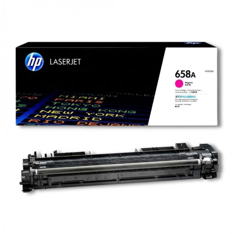 Cartucho de Tóner HP 658A LaserJet (6.000 pág, Magenta)