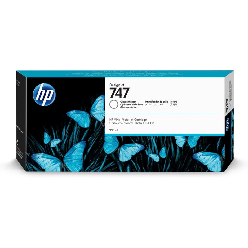 Cartucho de Tinta HP 747 DesignJet Capa Brillo (300 ml)