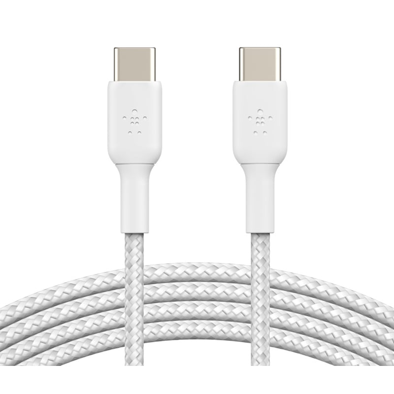 Cable Belkin Boost Charge de USB-C a USB-C (1 Metro, Blanco)