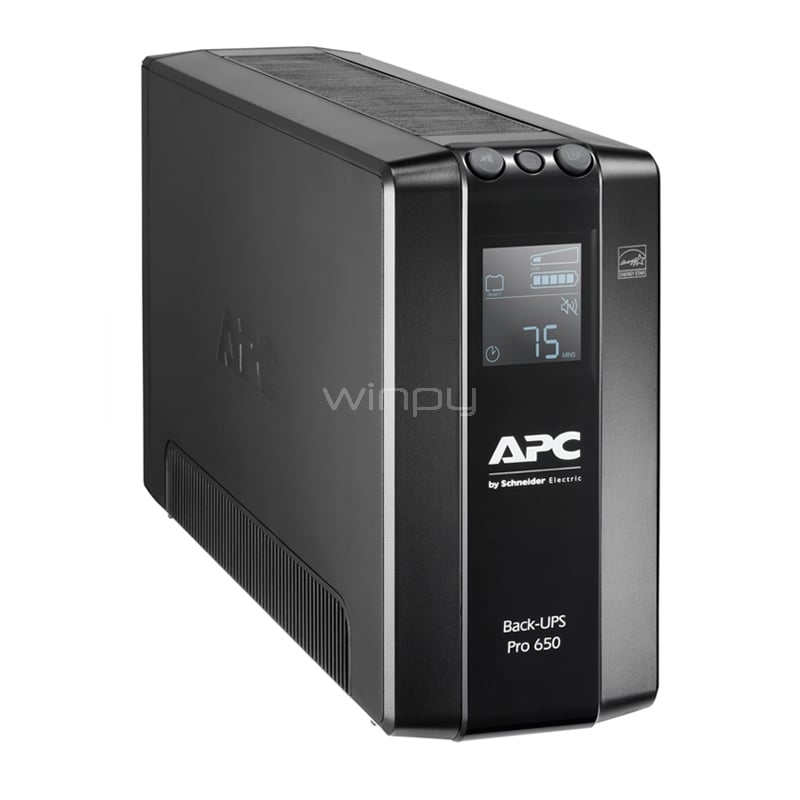 UPS APC Back Pro Interactiva (650VA/390W, 230V, 6 Salidas C13)