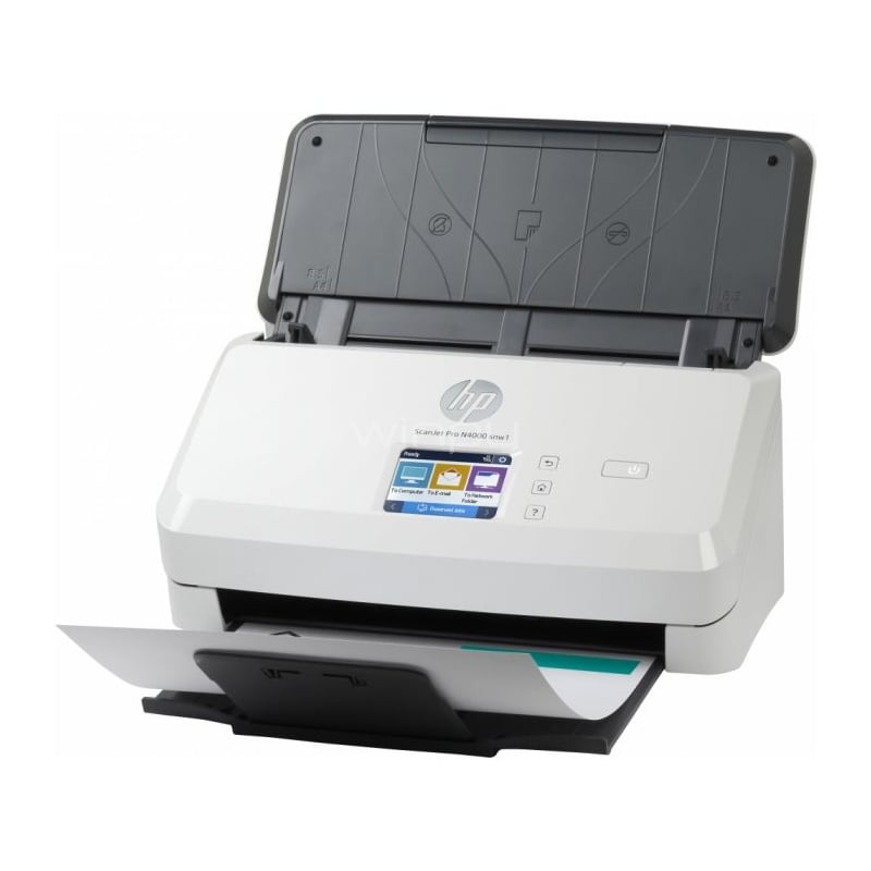 Escáner HP ScanJet Pro N4000 snw1 (Duplex, 40ppm/80ipm, 600ppp) - Winpy.cl