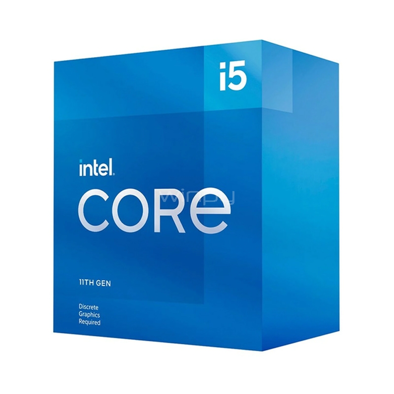 Procesador Intel Core i5-11400F Rocket Lake S (LGA1200, 6 Cores, 12 Hilos, Sin Video)