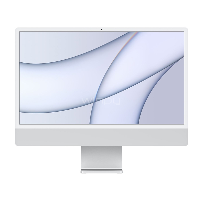 Apple iMac Retina 4.5K de 24“ (Chip M1, 8GB, 256GB, Silver