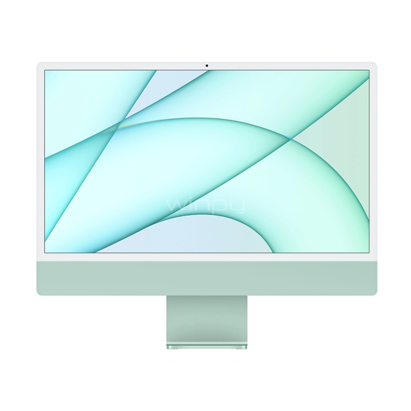Apple iMac Retina 4.5K de 24“ (Chip M1, 8GB, 256GB, Green)