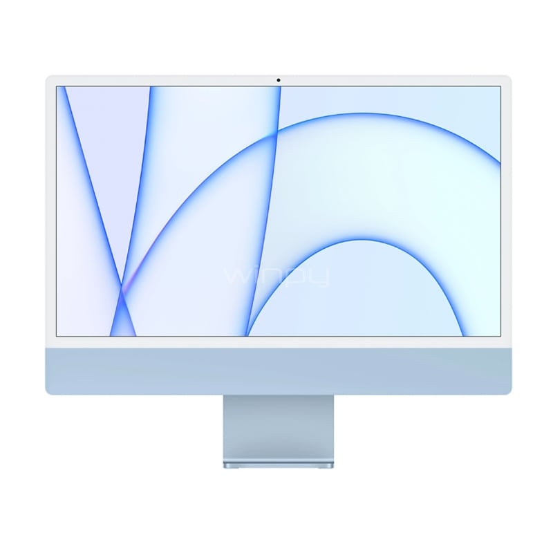 Apple iMac Retina 4.5K de 24“ (Chip M1, 8GB, 256GB, Blue)