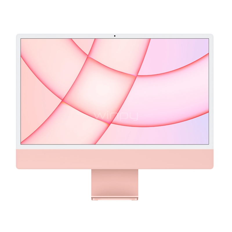 Apple iMac Retina 4.5K de 24“ (Chip M1, GPU 7C, 8GB, 256GB, Pink)