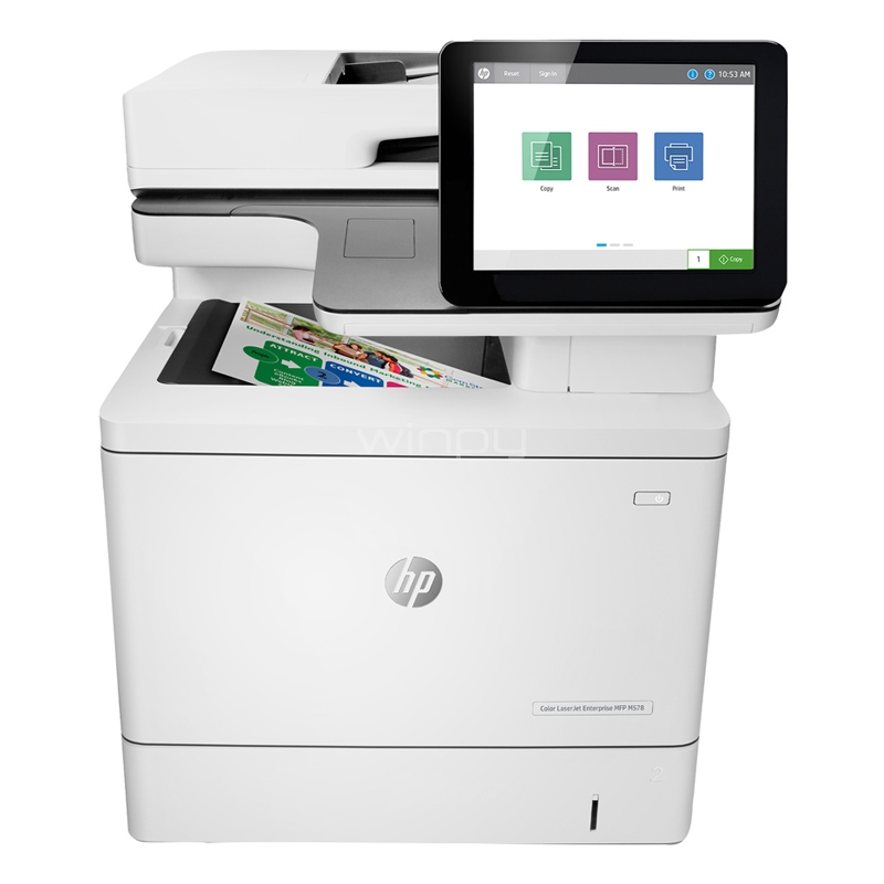 multifuncional hp color laserjet enterprise m578dn (1200dpi, 38 ppm)