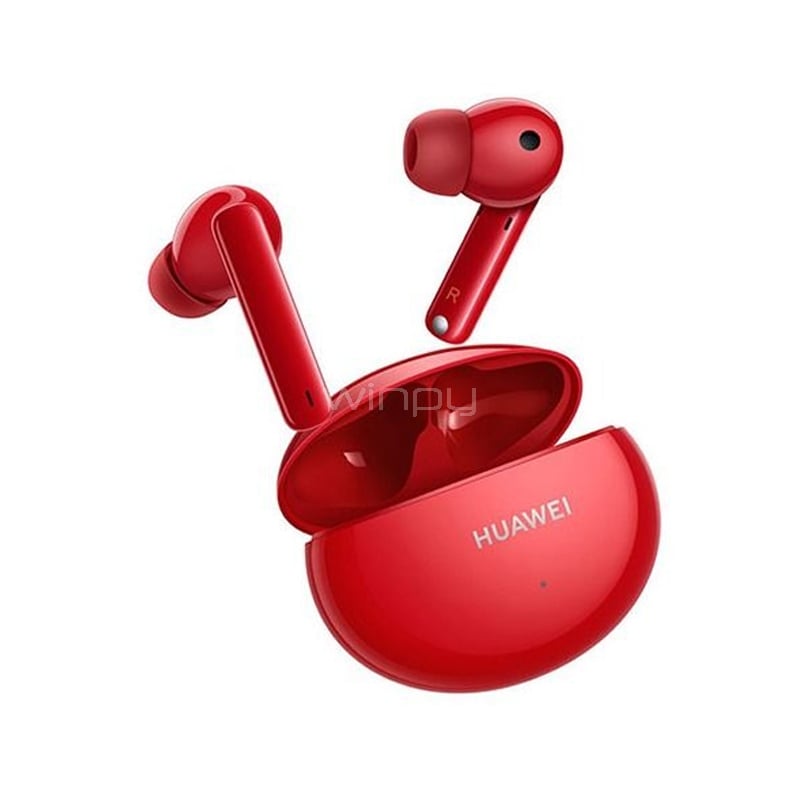 Auriculares HUAWEI FreeBuds 4i Ceramic (Bluetooth, Rojo)