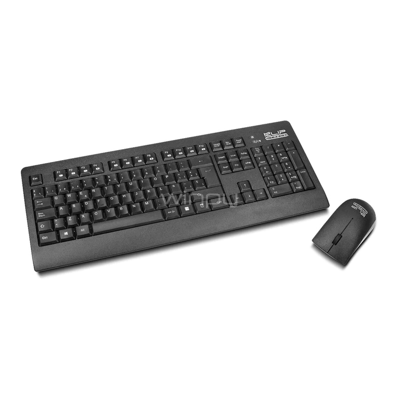 Kit Teclado + Mouse Klip Xtreme Inspire Inalámbrico (Dongle USB, Negro)