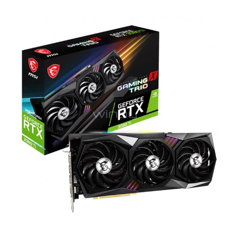 Tarjeta gráfica MSI GeForce RTX 3080 Ti GAMING X TRIO de 12GB GDDR6X