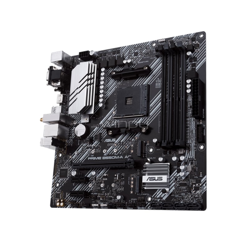 Placa Madre ASUS PRIME B550M-A AC (AM4, DDR4 2133/4600 MHz, microATX)
