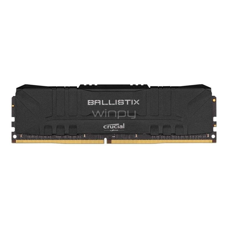 Memoria RAM Crucial Ballistix de 8GB (DDR4, 3600 MHz, CL16, DIMM, Negro)