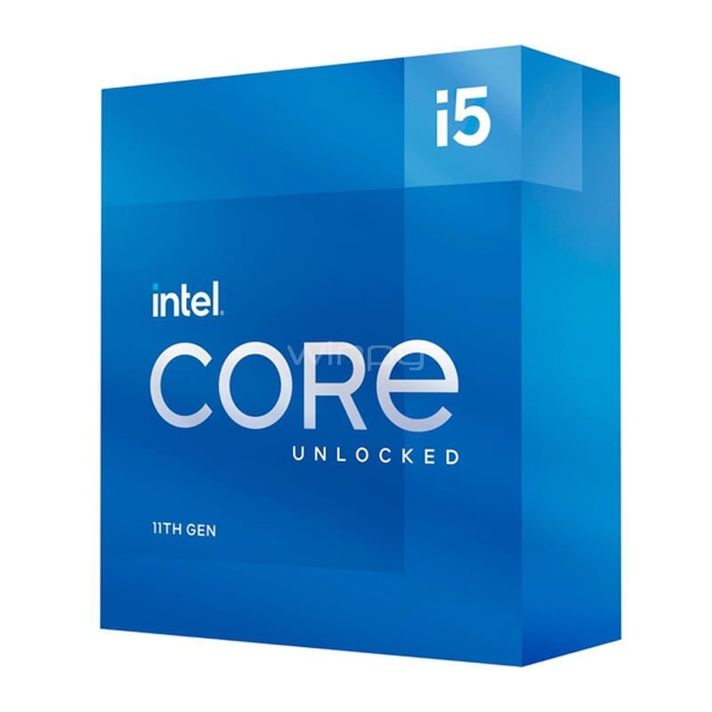 Procesador Intel Core i5-11600K Comet Lake (LGA1200, 6 Cores, 12 Hilos, 4.1/4.8GHz, Sin Disipador)