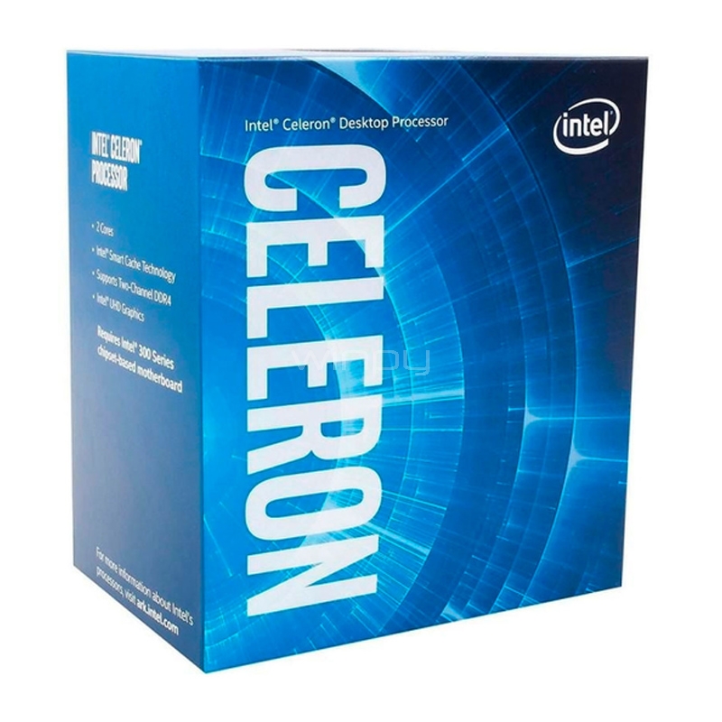 Procesador Intel Celeron G5925 (LGA1200, 2 Cores, 2 Hilos, 3.6 GHz, Gráficos UHD 610)