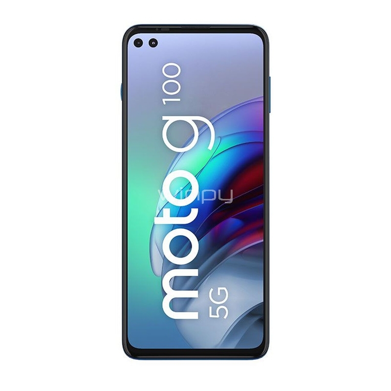 Celular Motorola Moto G100 de 6.7“ con Dock (OctaCore, 8GB RAM, 128GB Internos, Boreal Green)