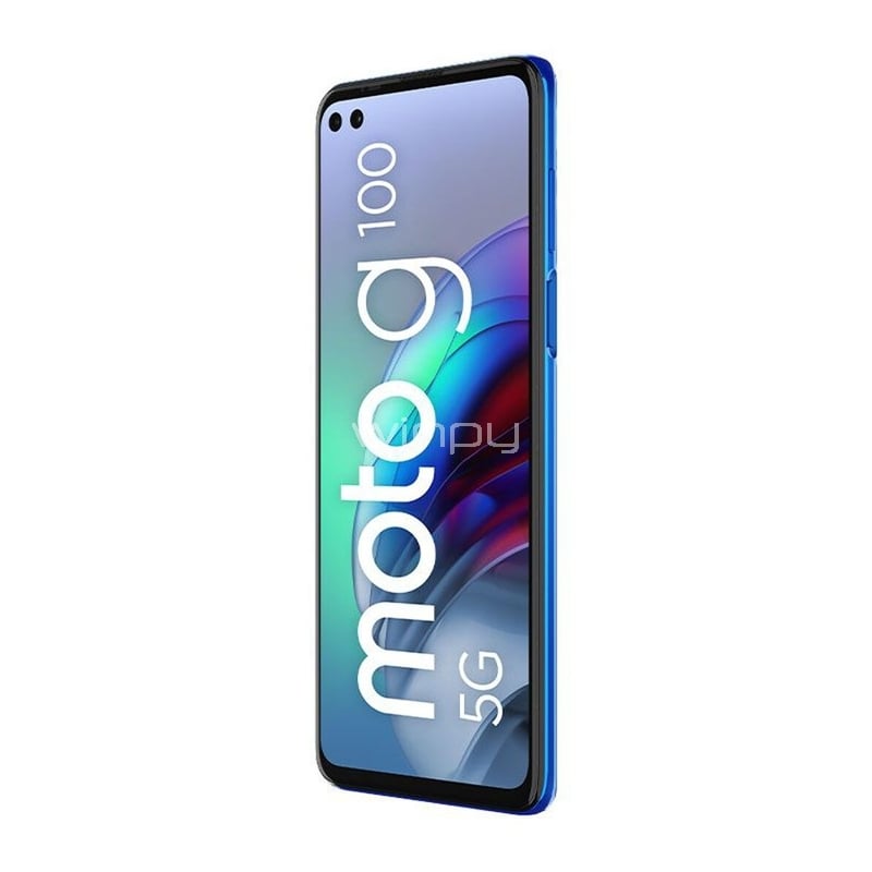 Celular Motorola Moto G100 de 6.7“ con Dock (OctaCore, 8GB RAM, 128GB Internos, Boreal Green)