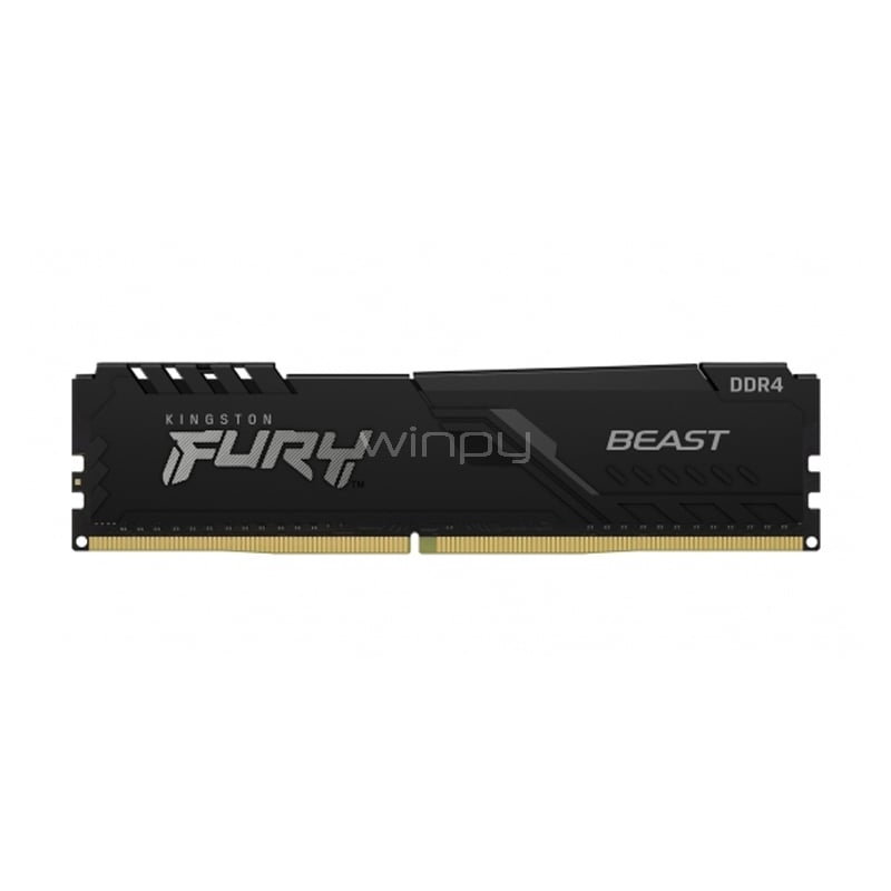 Memoria RAM Kingston Fury Beast de 8GB (DDR4, 3733MHz, CL19, DIMM)