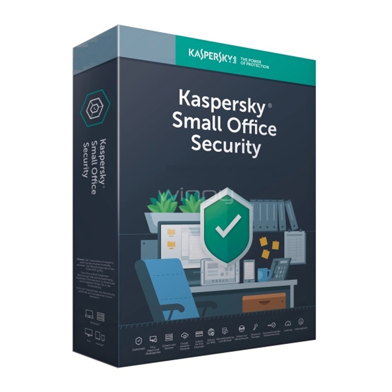Licencia Kaspersky Small Office Security (Descargable, 5 Dispositivos, 1 Servidor, 1 Año)