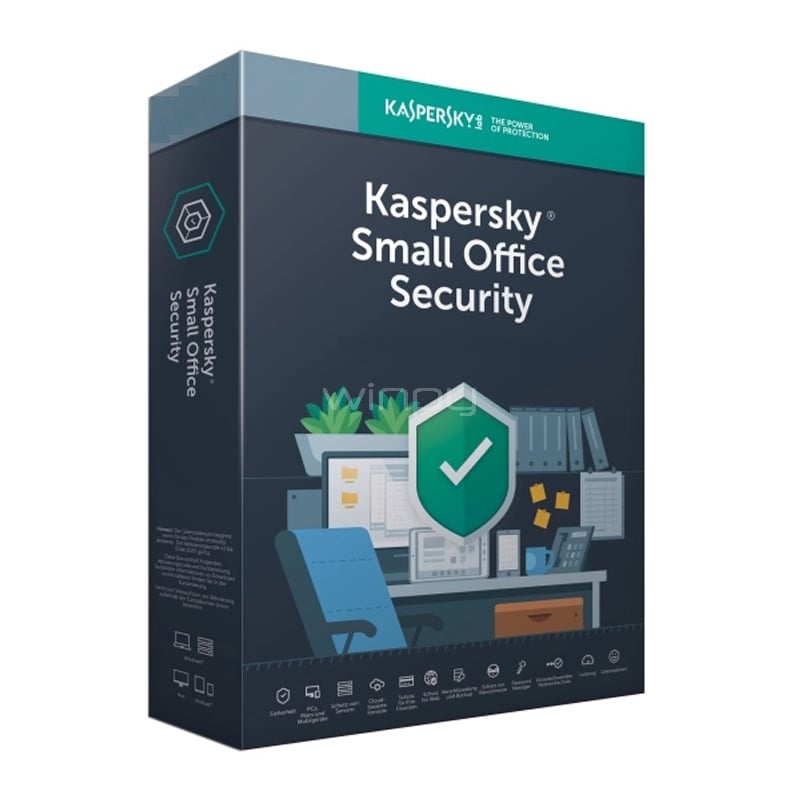 Licencia Kaspersky Small Office Security Edición LatAm (Descargable, 6 Móviles, 6 PC, 1 Servidor, 1 Año)