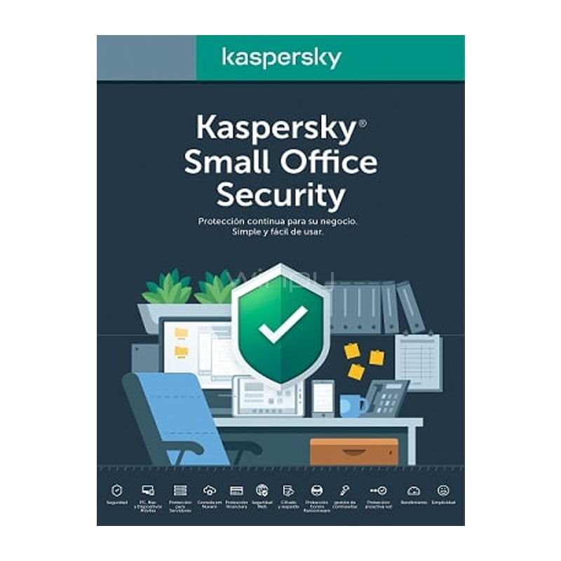 Licencia Kaspersky Small Office Security (Descargable, 15 PC, 15 Dispositivos, 2 Servidores, 2 Años)
