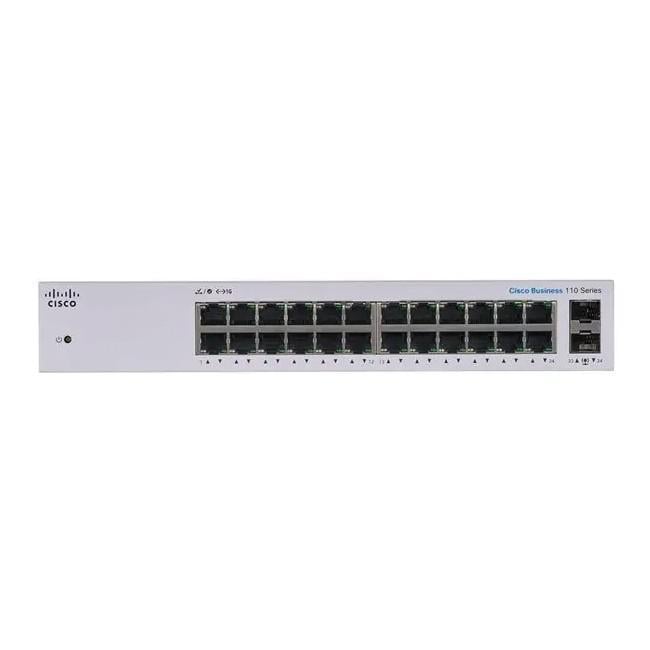 Switch Cisco CBS110 No Administrado (24 Puertos GE, 1G SFP x2)