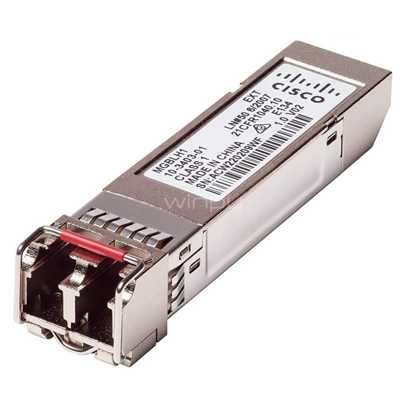 Módulo Transceptor Cisco MGBLH1 SFP (GigE, 1000Base-LH, 1310 nm)