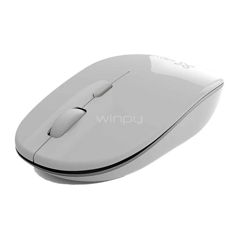 Mouse Klip Xtreme Classic Inalámbrico (1.600dpi, Dongle USB, Blanco)