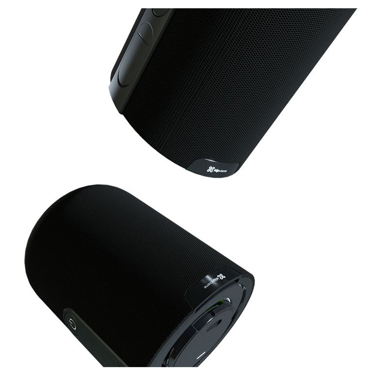 Parlante Portátil Klip Xtreme Vibe360 TWS (Bluetooth, IPX7, Negro/Gris)