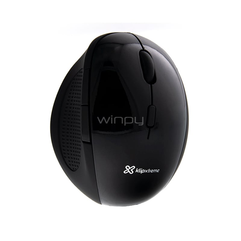 Mouse Klip Xtreme Orbix Ergonomic (1600dpi, Dongle USB, Negro)