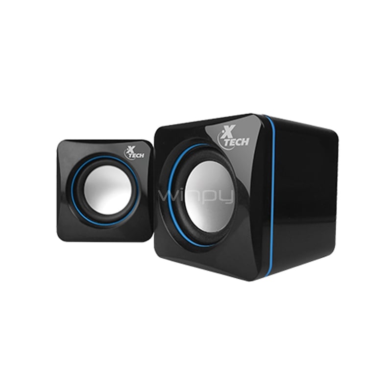 Miniparlantes Xtech XTS-110 (Jack3.5mm, Negro)