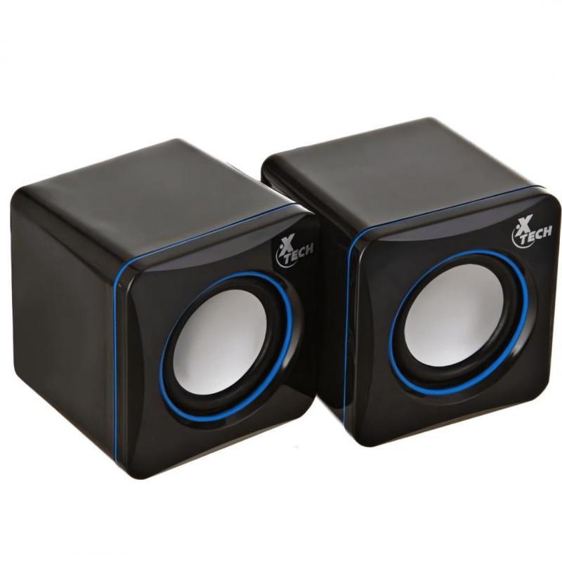 Miniparlantes Xtech XTS-110 (Jack3.5mm, Negro)