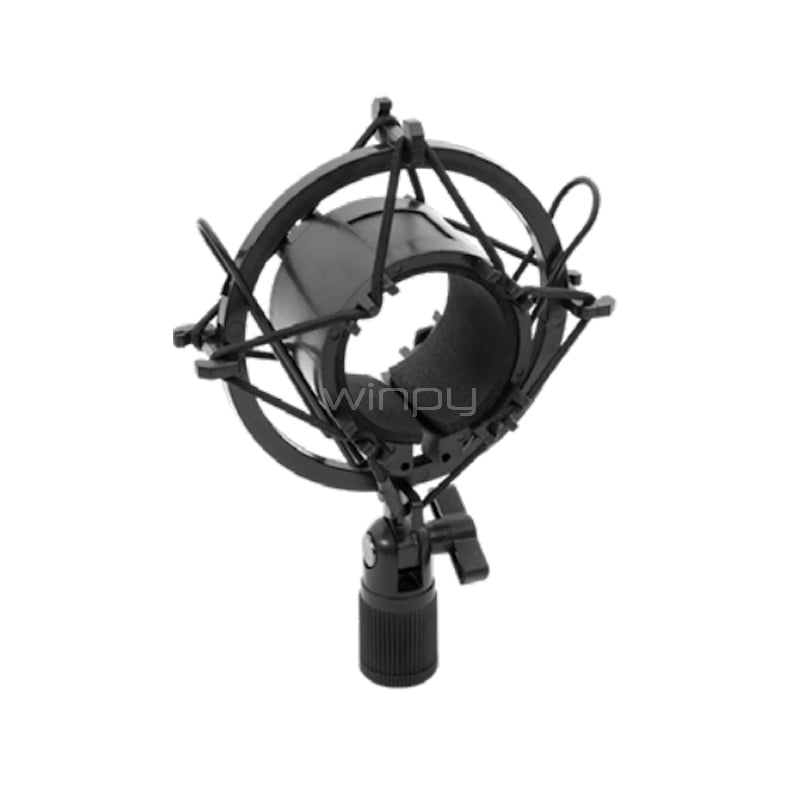 Kit Micrófono Philco Studio (con Soporte+Anti-Pop de 30Hz a 20KHz, Rosado)