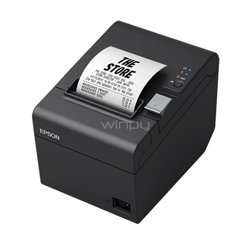 Impresora Epson TM-T20IIIL-002 Térmica para Recibos (200mm/seg, Ethernet, AC, EBCK)