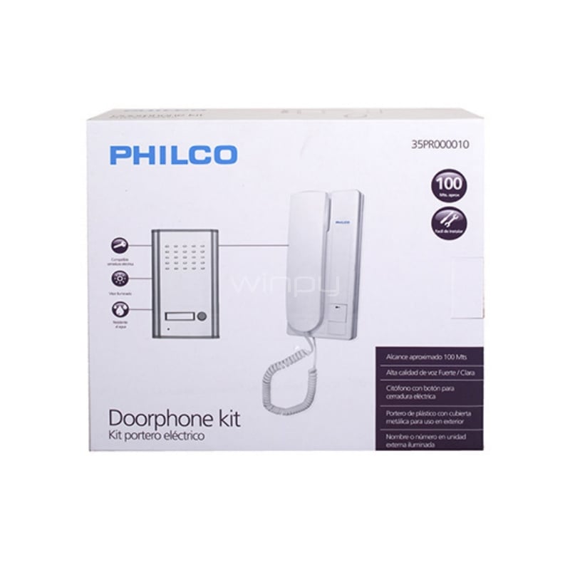 Citófono Philco con Portero Eléctrico (hasta 100mts)