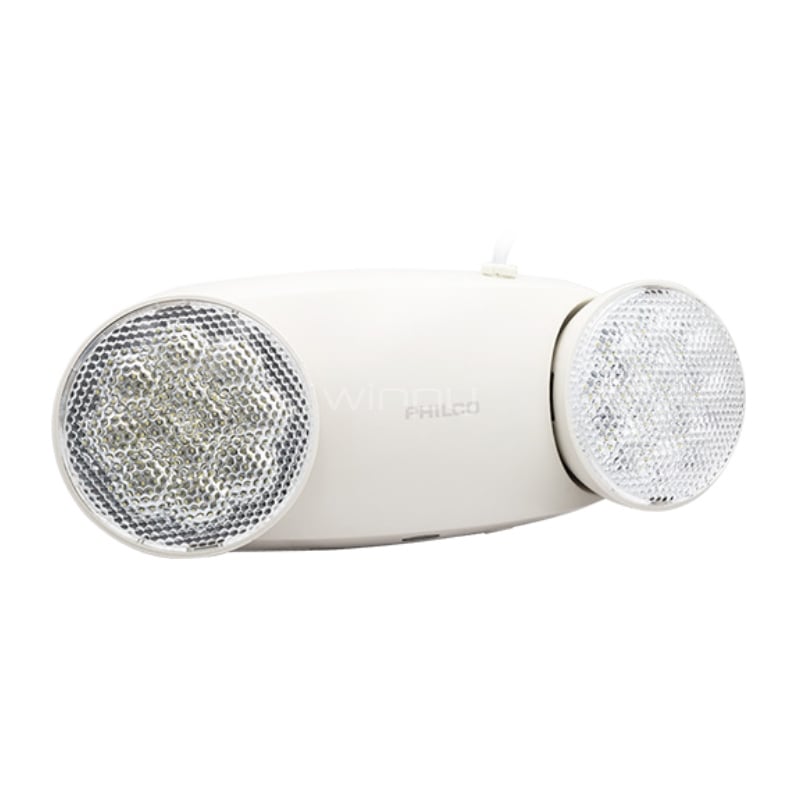 Lámpara Philco AT60 de Emergencia (2 Focos, 2.4W, 24 LED)