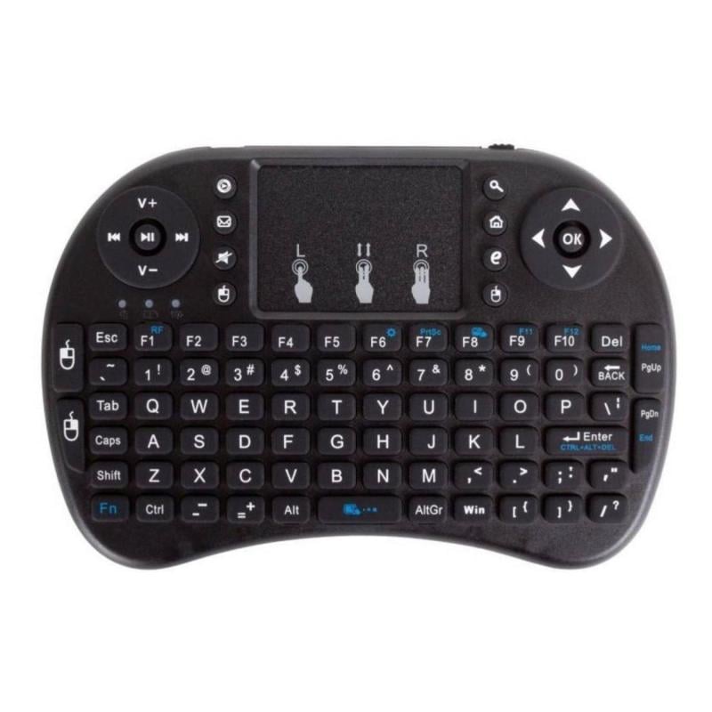 Teclado Philco Inalámbrico (para Smart TV/PC/Smartphones/Tablets, Dongle micro USB, Negro)