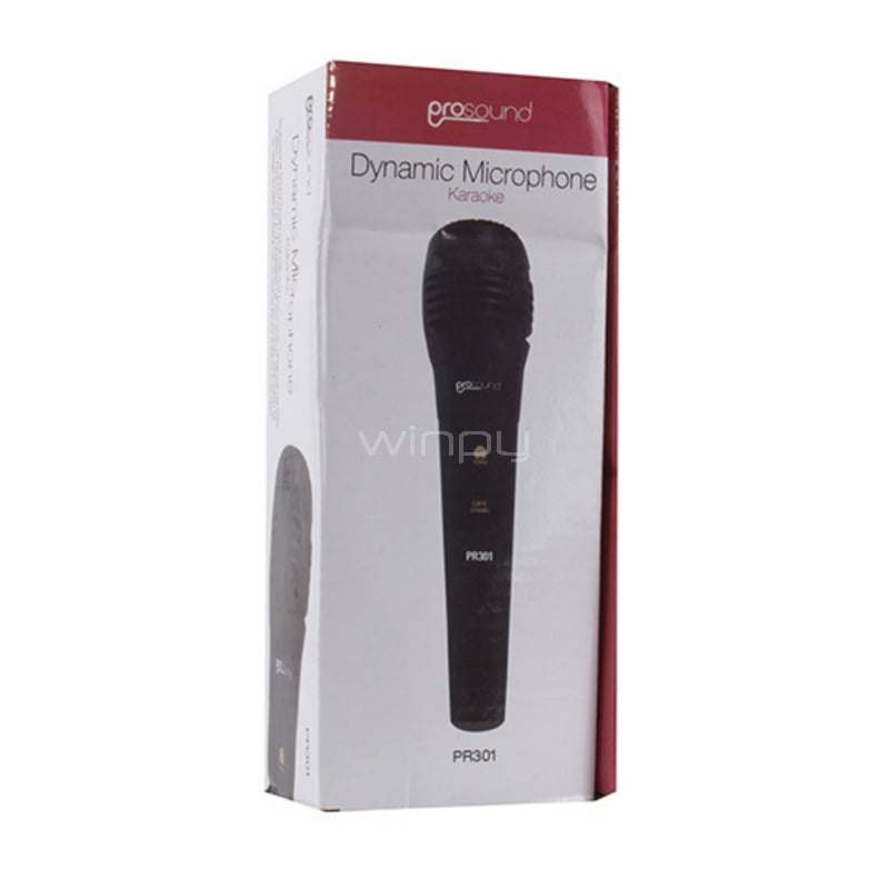 Micrófono Prosound DM 301 Uniderccional (Plug 6.3, Negro)