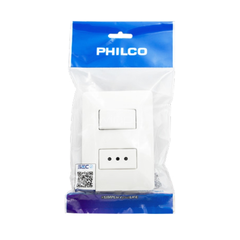 Interruptor Combinado Philco Embutido (250V, 10Ah)