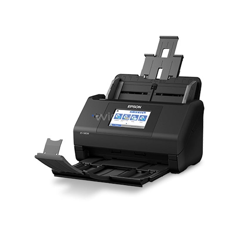 Escáner Epson WorkForce ES-580W (Dúplex, 35ppm/ 70ipm, 1200dpi, Negro)