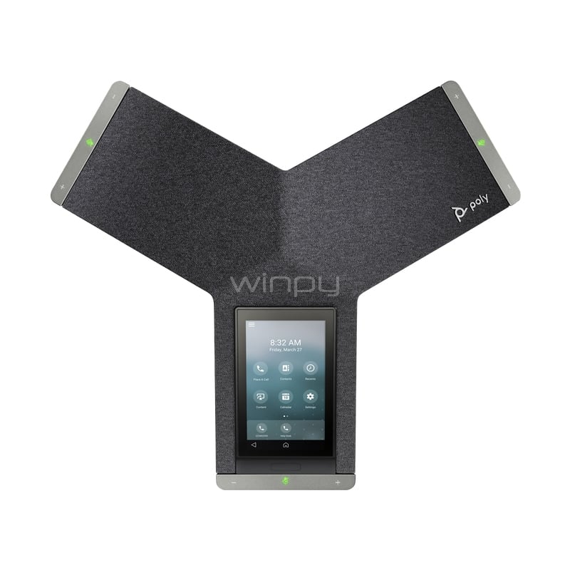 Micrófono Poly Trio C60 con LCD de 5“ (Wi-Fi/USB/Bluetooth, Negro)