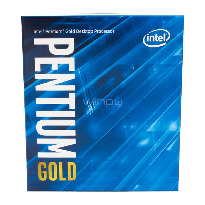 Procesador Intel Pentium Gold G6405 (LGA1200, 2 Cores, 4 Hilos, 4.1 GHz)