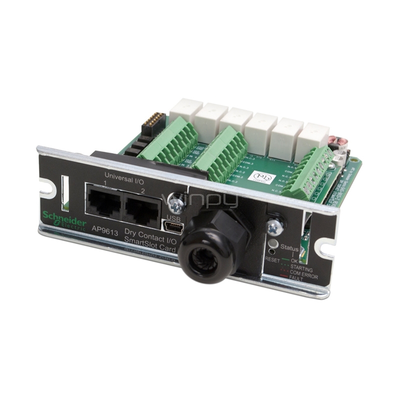 Tarjeta SmartSlot APC I/O Contacto Seco