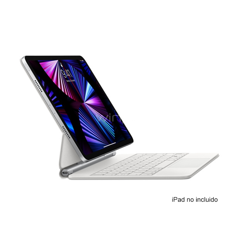 Apple Magic Keyboard para iPad Pro de 11“ (Español, Blanco) | MJQJ3E/A