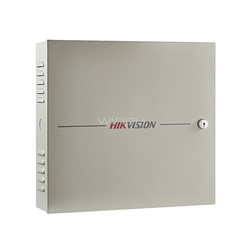 Controlador de Acceso Hikvision de 4 Puertas (Lector de Tarjetas, DC 12V/1A, 100 W)