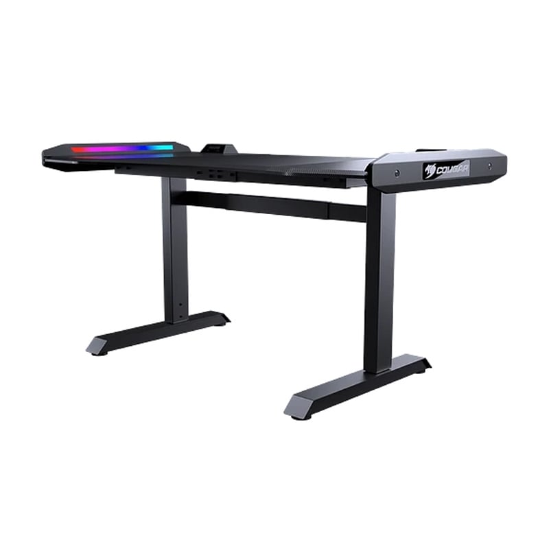 mesa gamer cougar mars v2 con panel hub (rgb, usb 3.0, audio/micrófono)