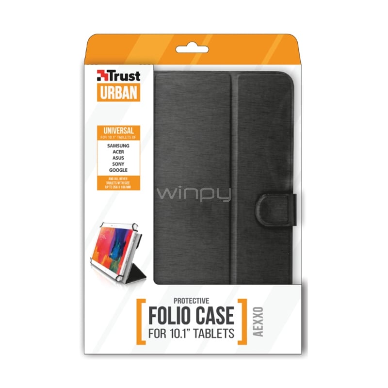 Funda Folio Trust Aexxo para Tablet de 10.1“