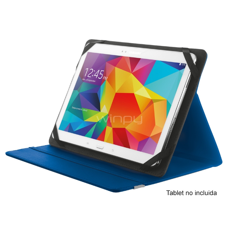 Funda Folio Trust Primo para Tablet de 10“ (Azul)