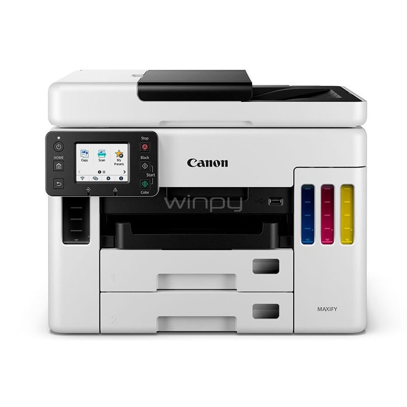 Multifuncional Canon Maxify GX7010 (Tinta Color, 25ppm, Duplex, Wi-Fi/LAN/USB)