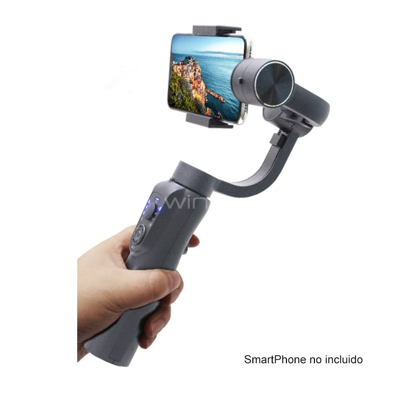 Estabilizador Gimbal Selfie Ultra 7200N para celulares hasta 6“ (Bluetooth, 3 Motores)