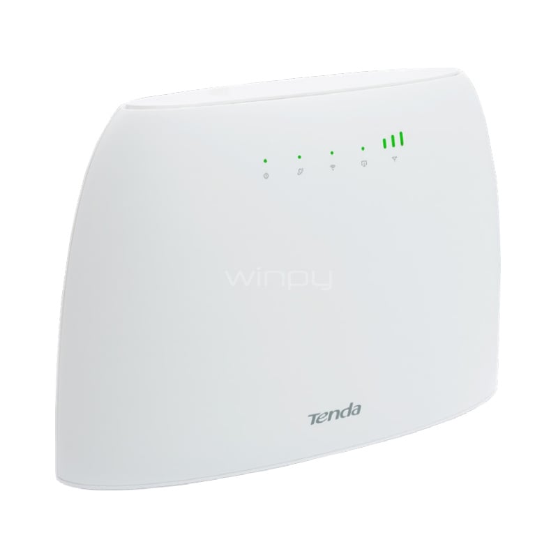 Router Tenda N300 LTE Advanced (Auto-APN, WPA/WPA2, Blanco)